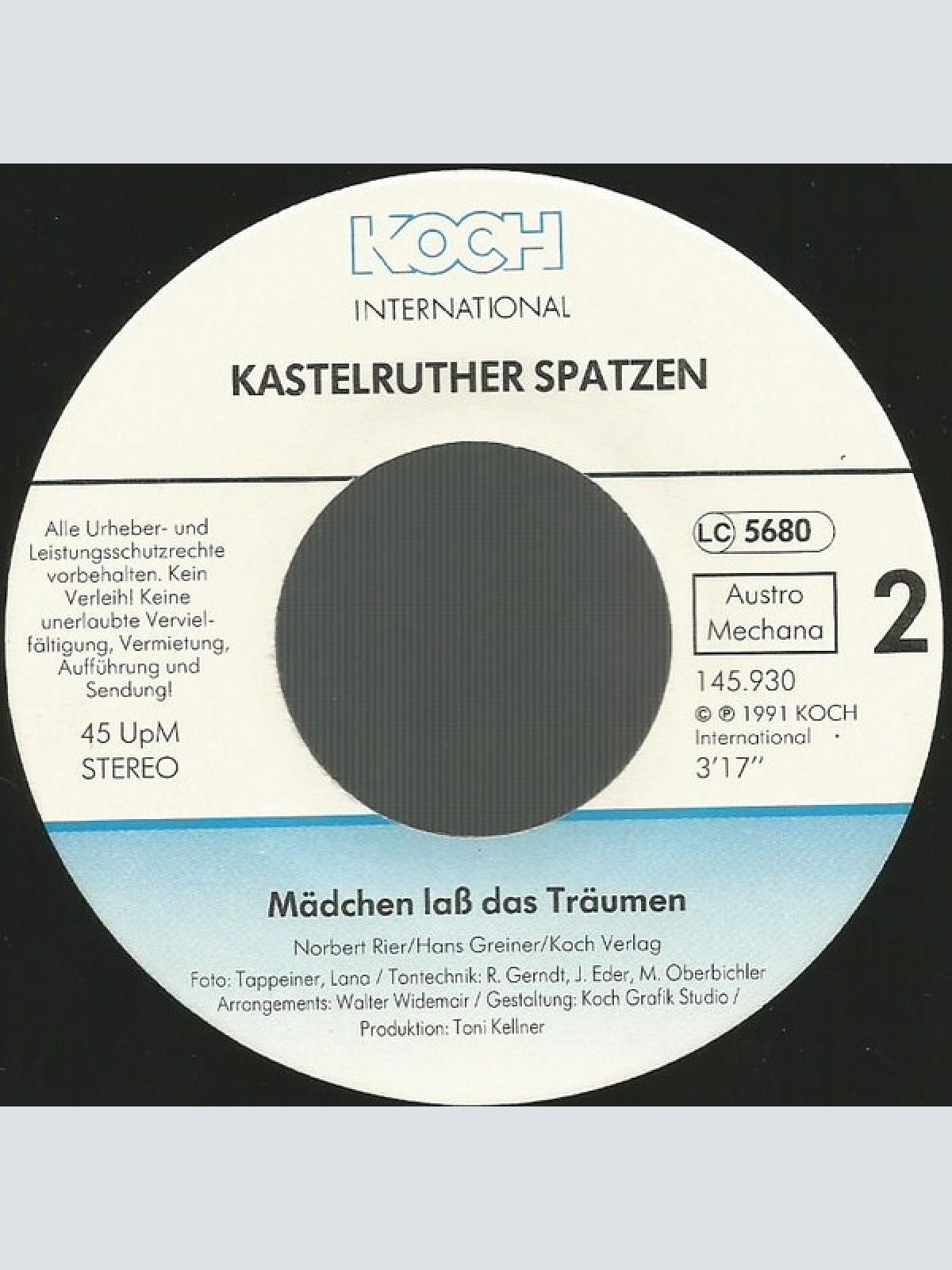 Vinyl / Kastelruther Spatzen - Da War Die Sonne In Deinen Augen