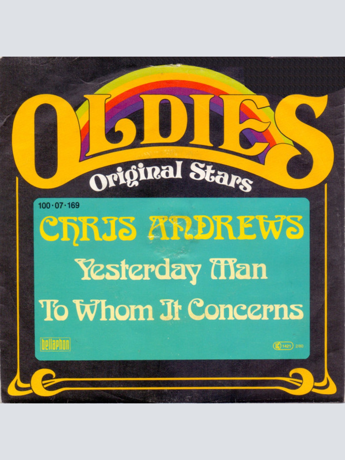 Vinyl / Chris Andrews (3) - Yesterday Man / To Whom It Concerns