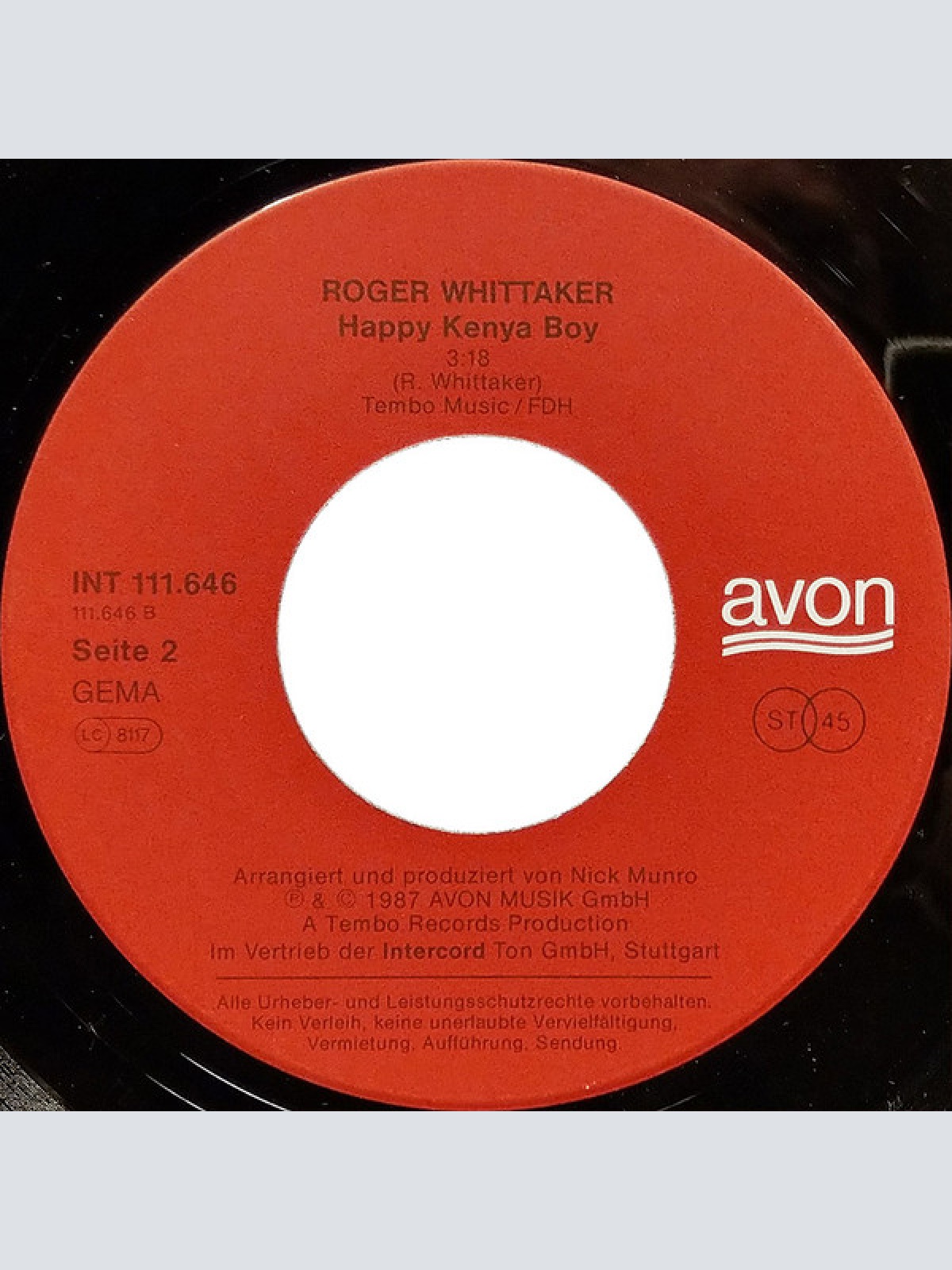 Vinyl / Roger Whittaker - Tango Mit Dir