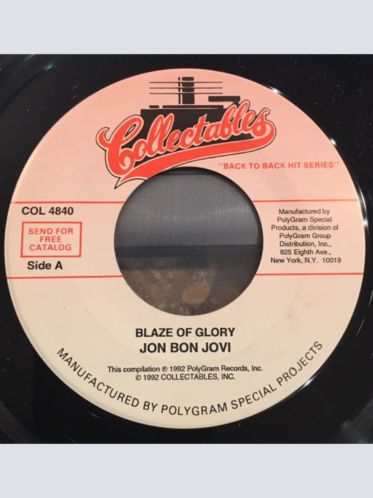 Vinyl / Jon Bon Jovi - Blaze Of Glory / Miracle