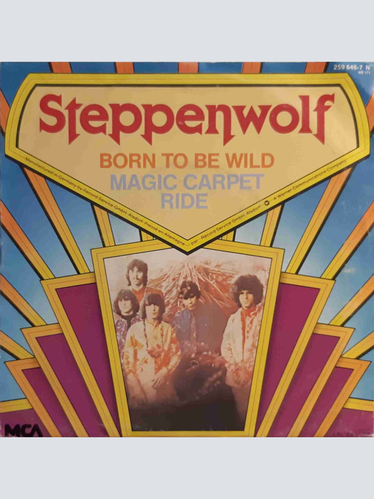 Vinyl / Steppenwolf - Born To Be Wild / Magic Carpet Ride