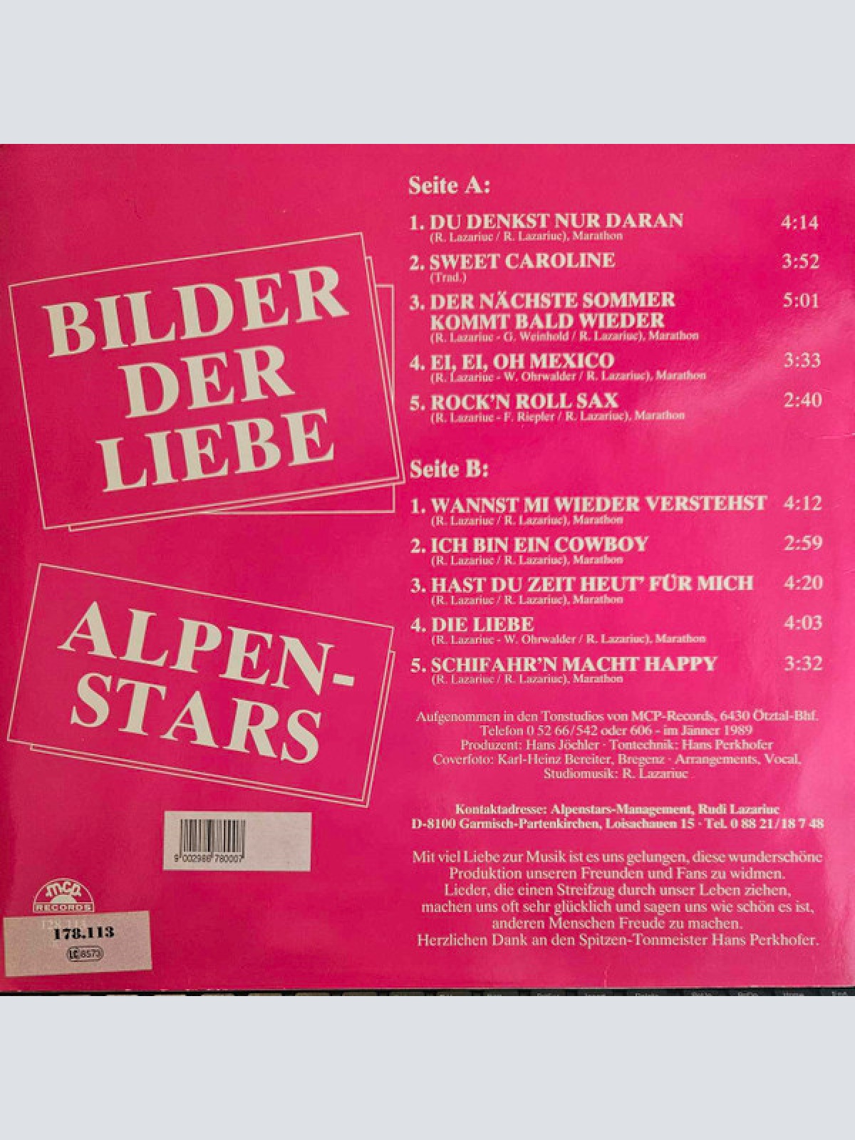 Vinyl / Alpenstars - Bilder Der Liebe