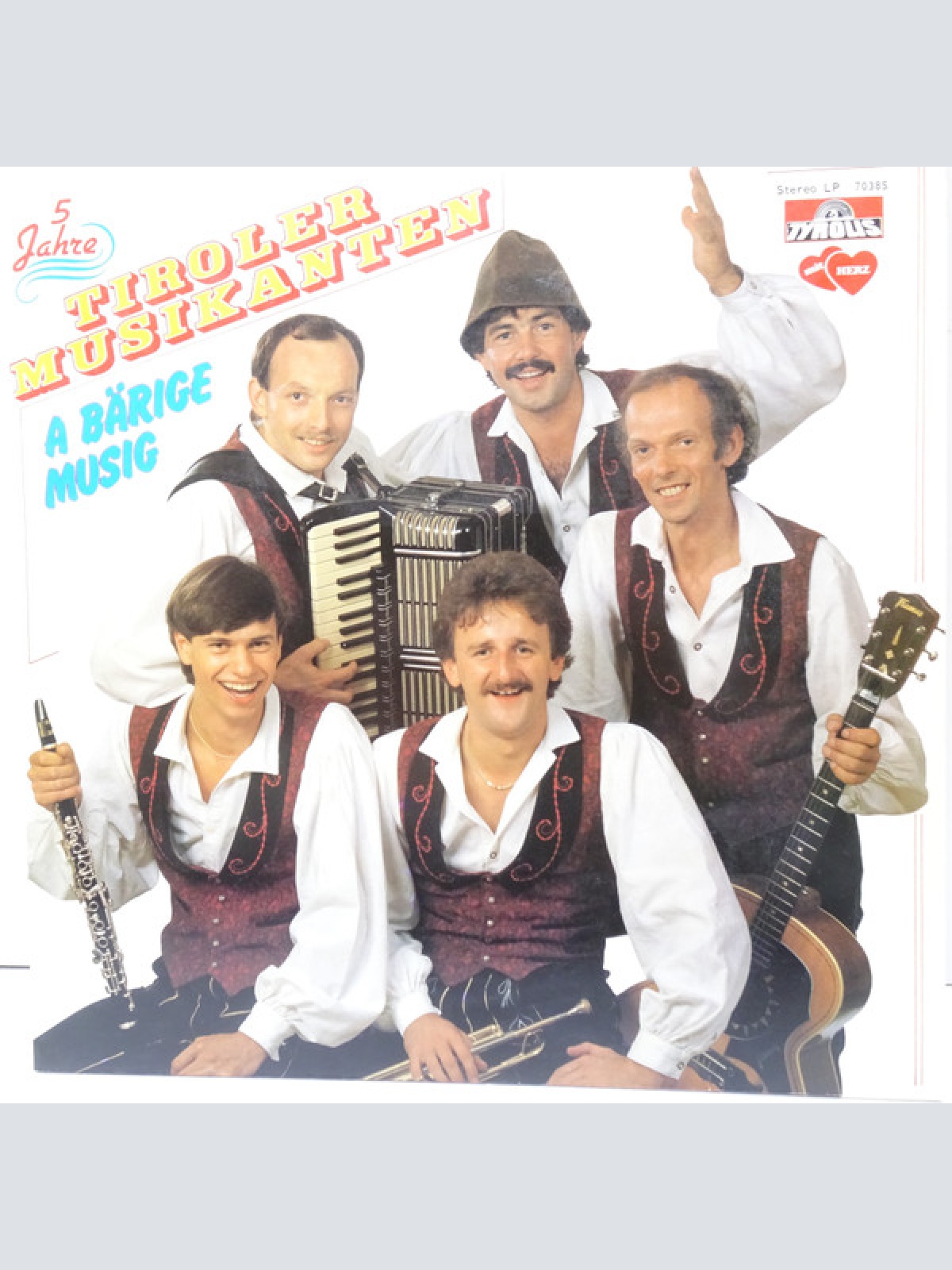 Vinyl / Tiroler Musikanten (2) - 5 Jahre A Bärige Musig