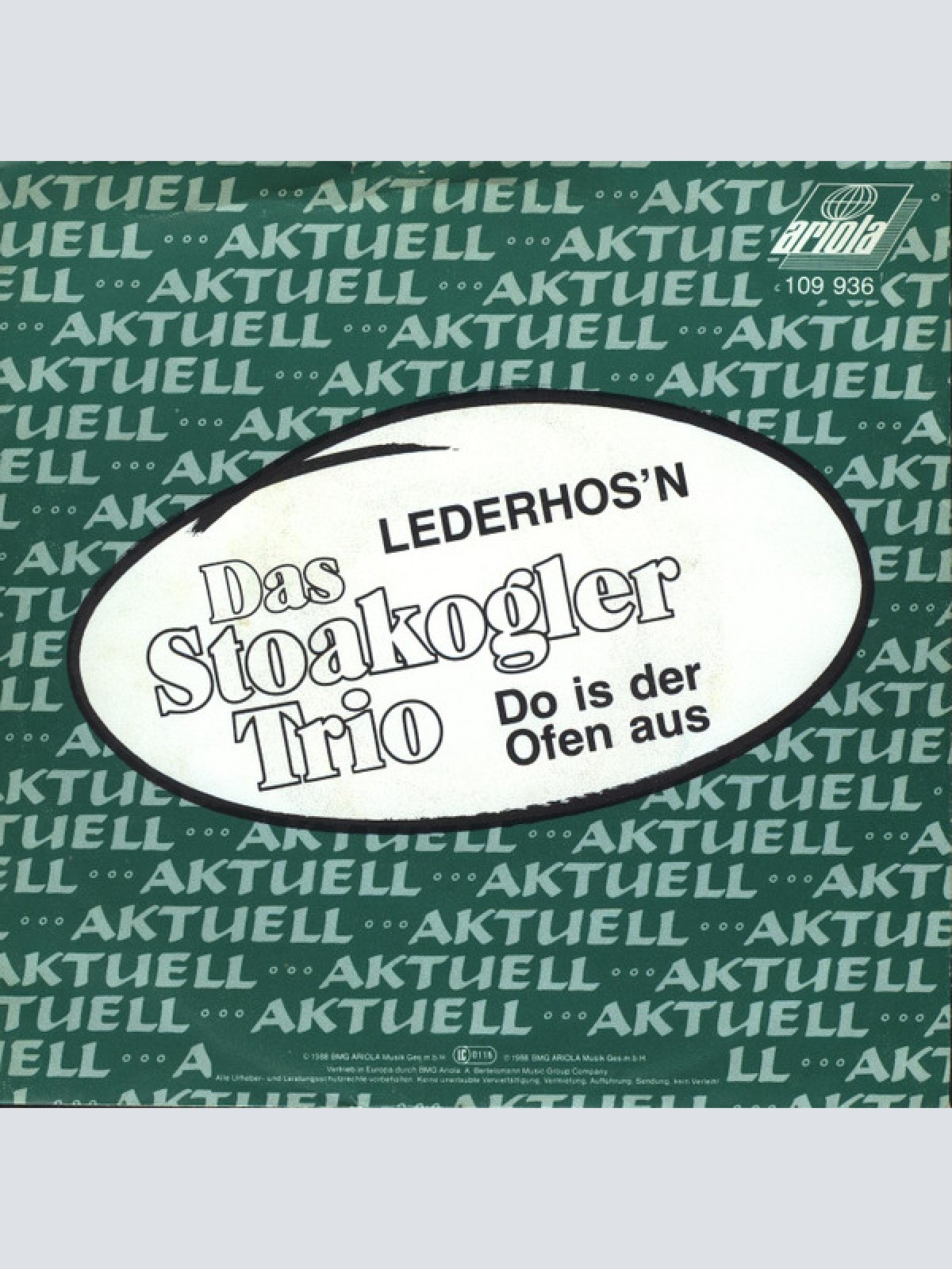 Vinyl / Das Stoakogler Trio* - Lederhos'n