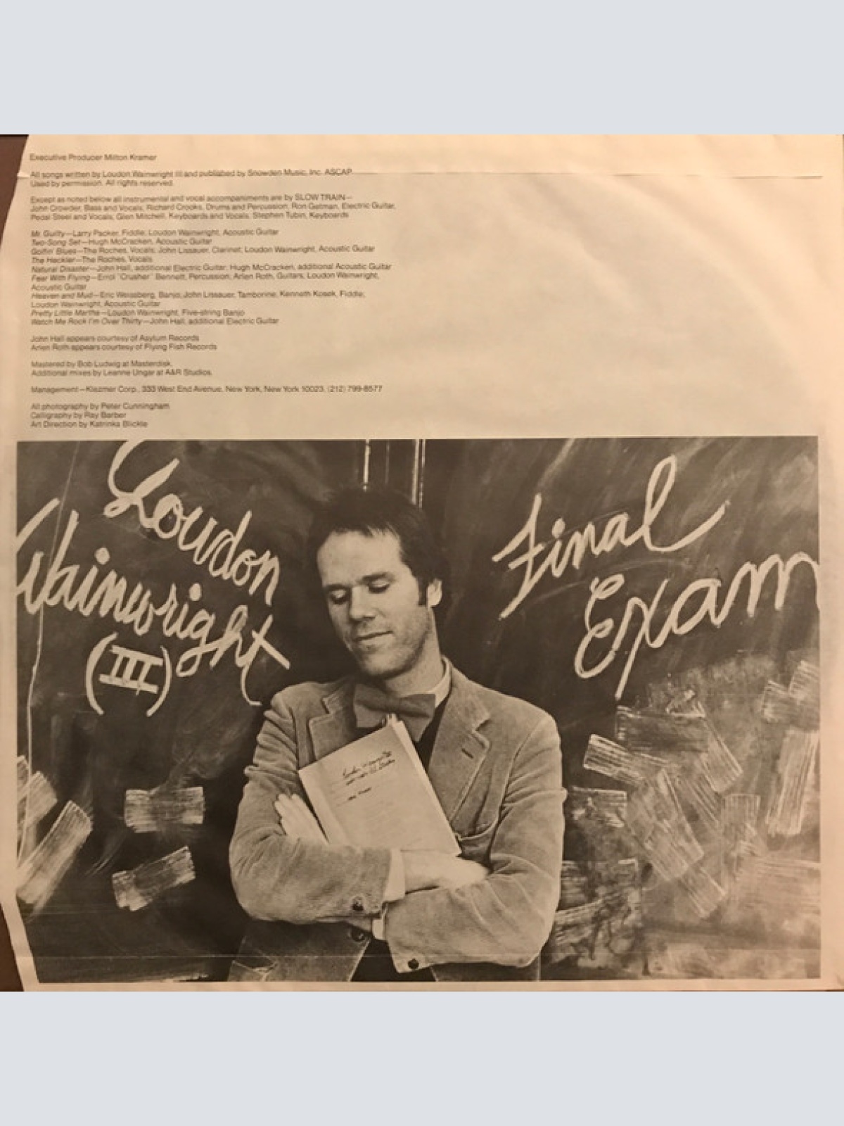 Vinyl / Loudon Wainwright (III)* - Final Exam
