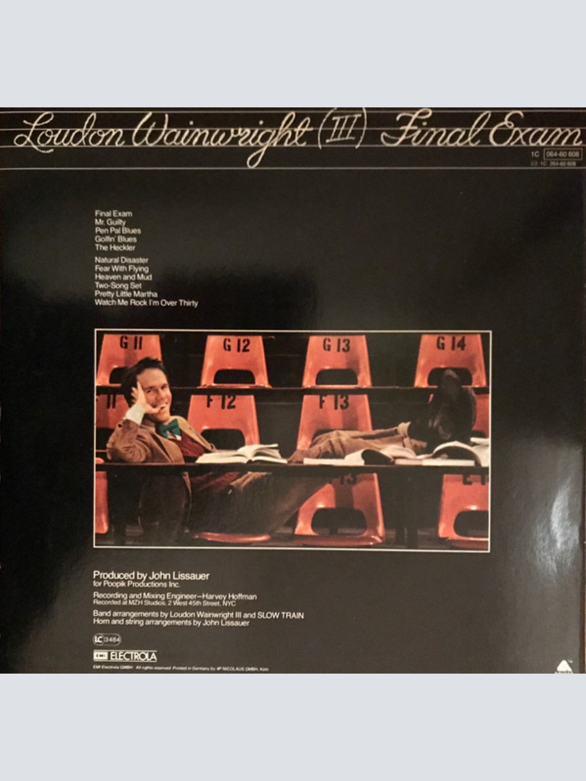 Vinyl / Loudon Wainwright (III)* - Final Exam