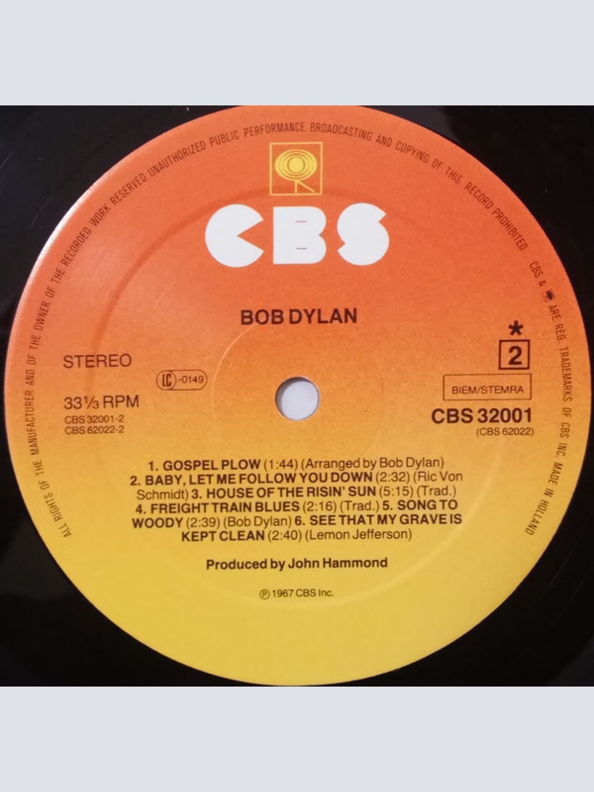 Vinyl / Bob Dylan - Bob Dylan