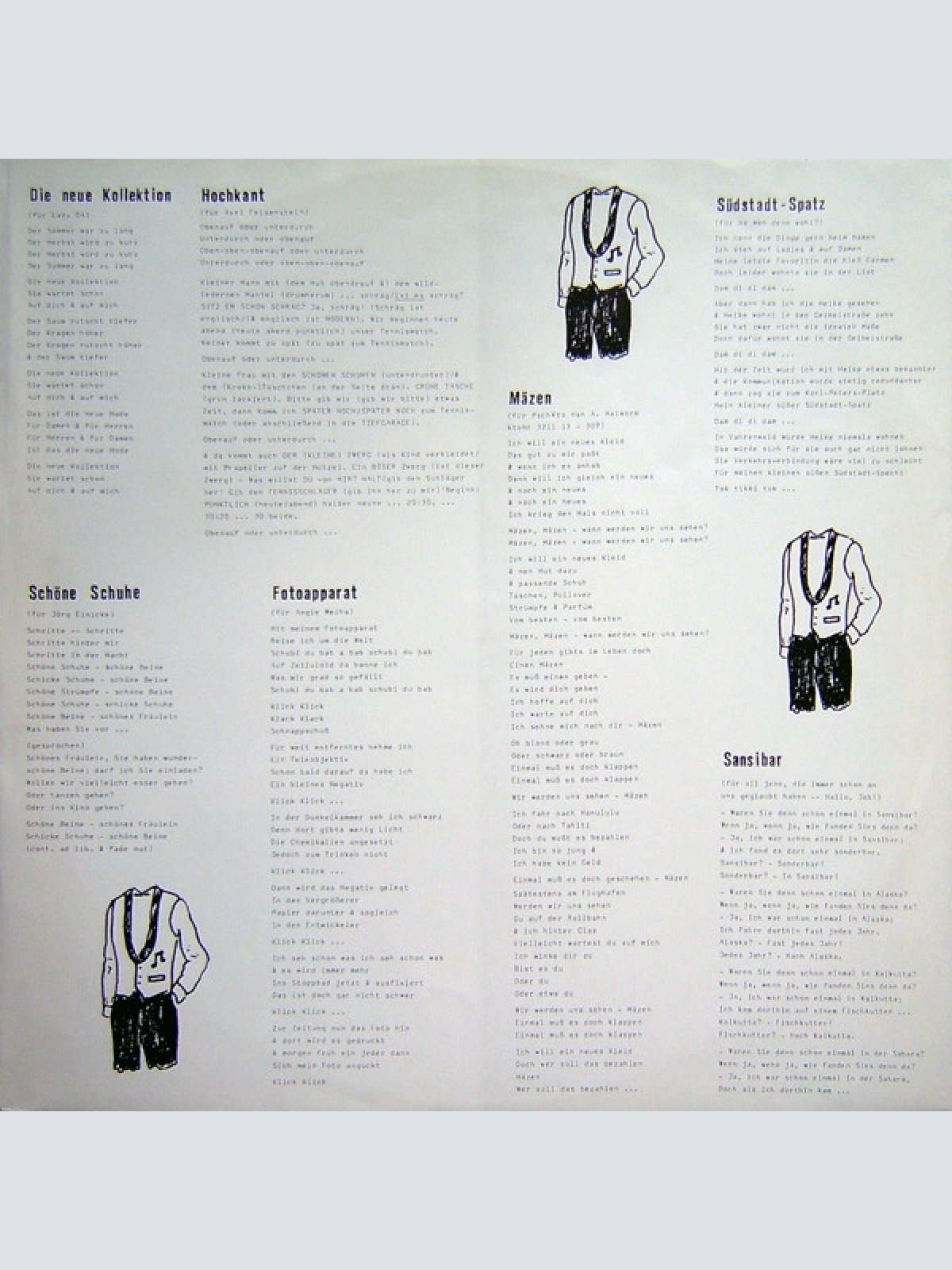 Vinyl / Mythen In Tüten - Die Neue Kollektion