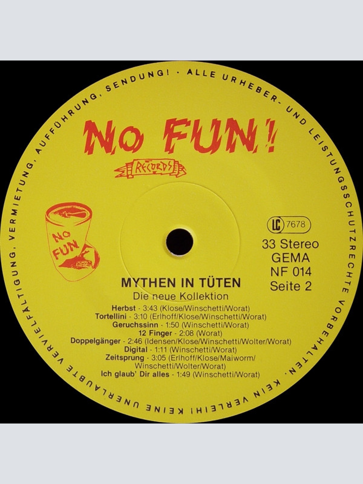 Vinyl / Mythen In Tüten - Die Neue Kollektion