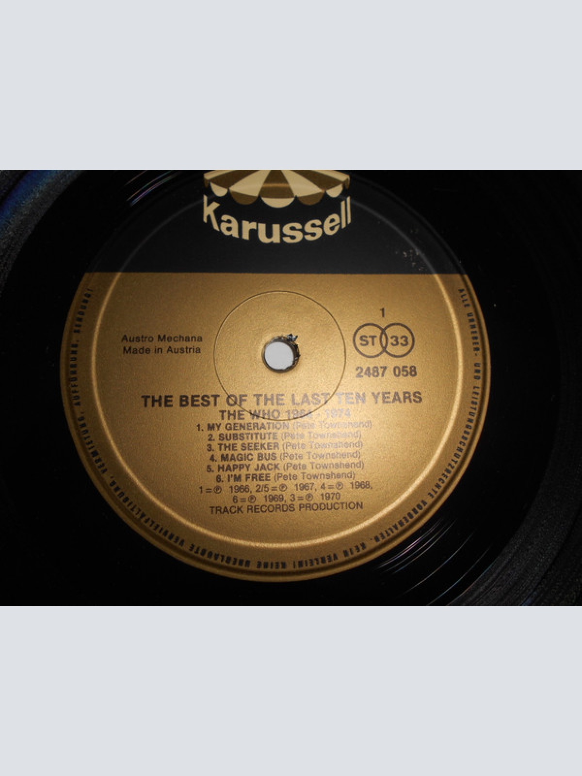 Vinyl / The Who - '64 - '74 / The Best Of The Last Ten Years