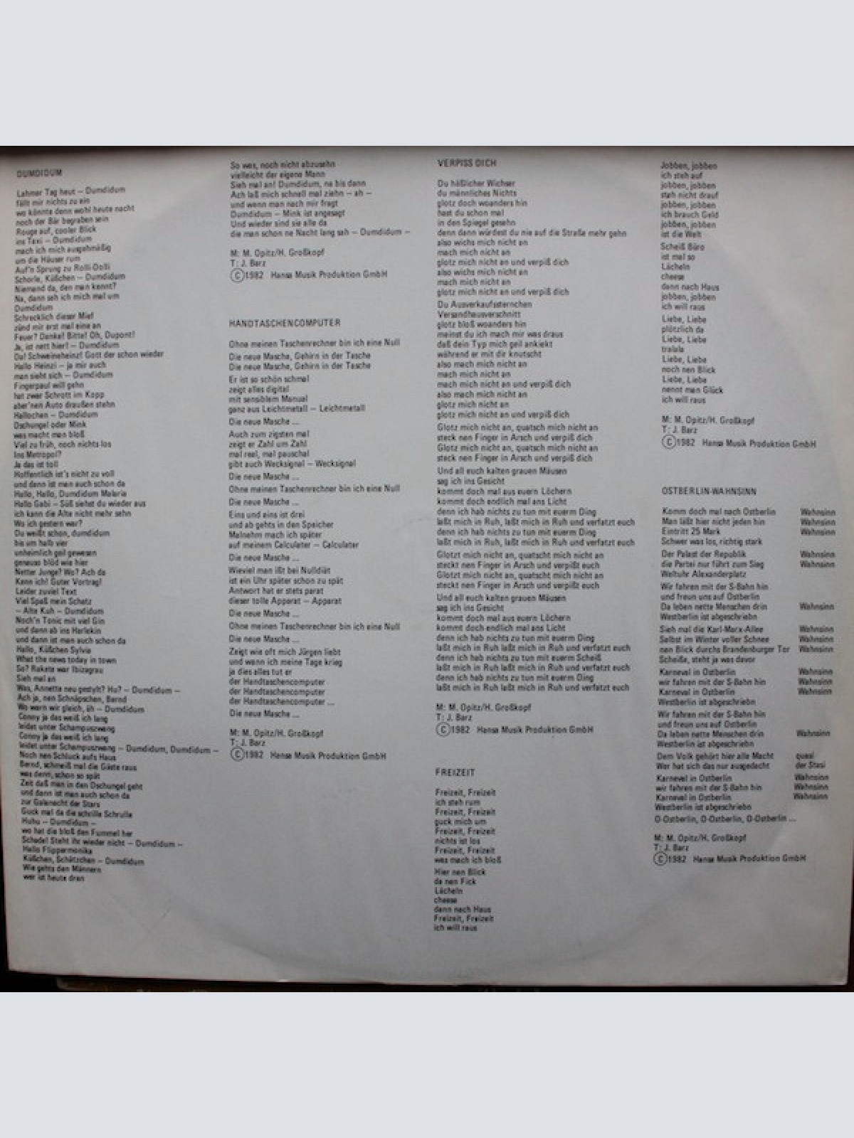 Vinyl / Lilli Berlin - Süss Und Erbarmungslos