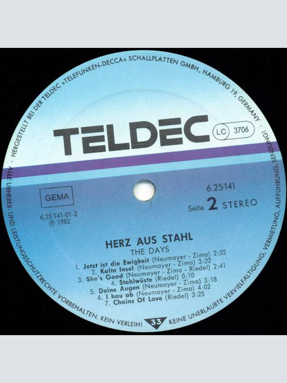 Vinyl / The Days - Herz Aus Stahl