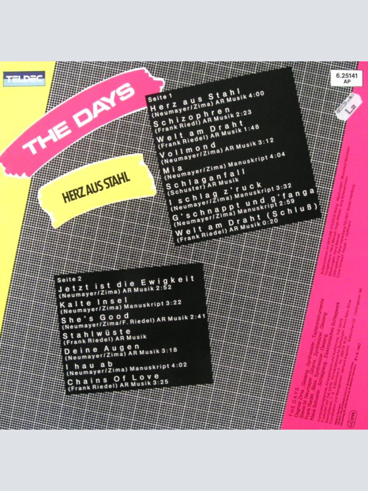 Vinyl / The Days - Herz Aus Stahl