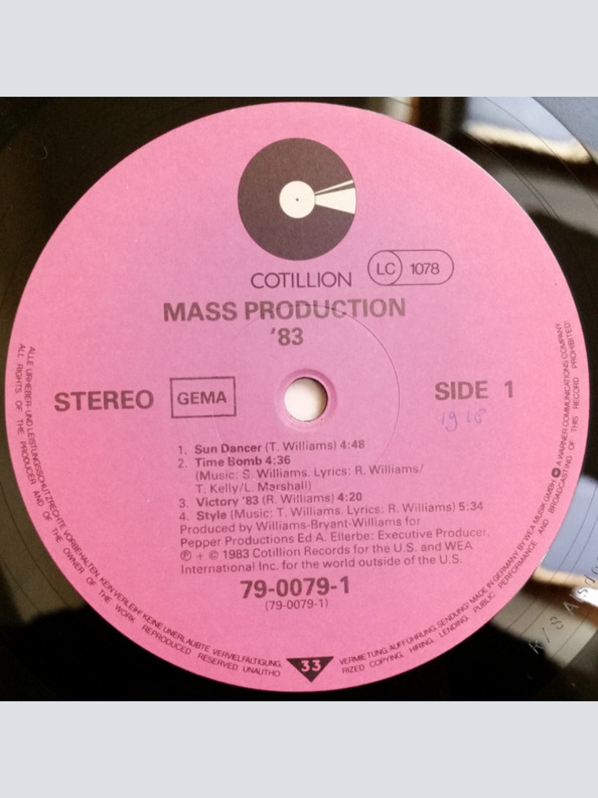 Vinyl / Mass Production - '83