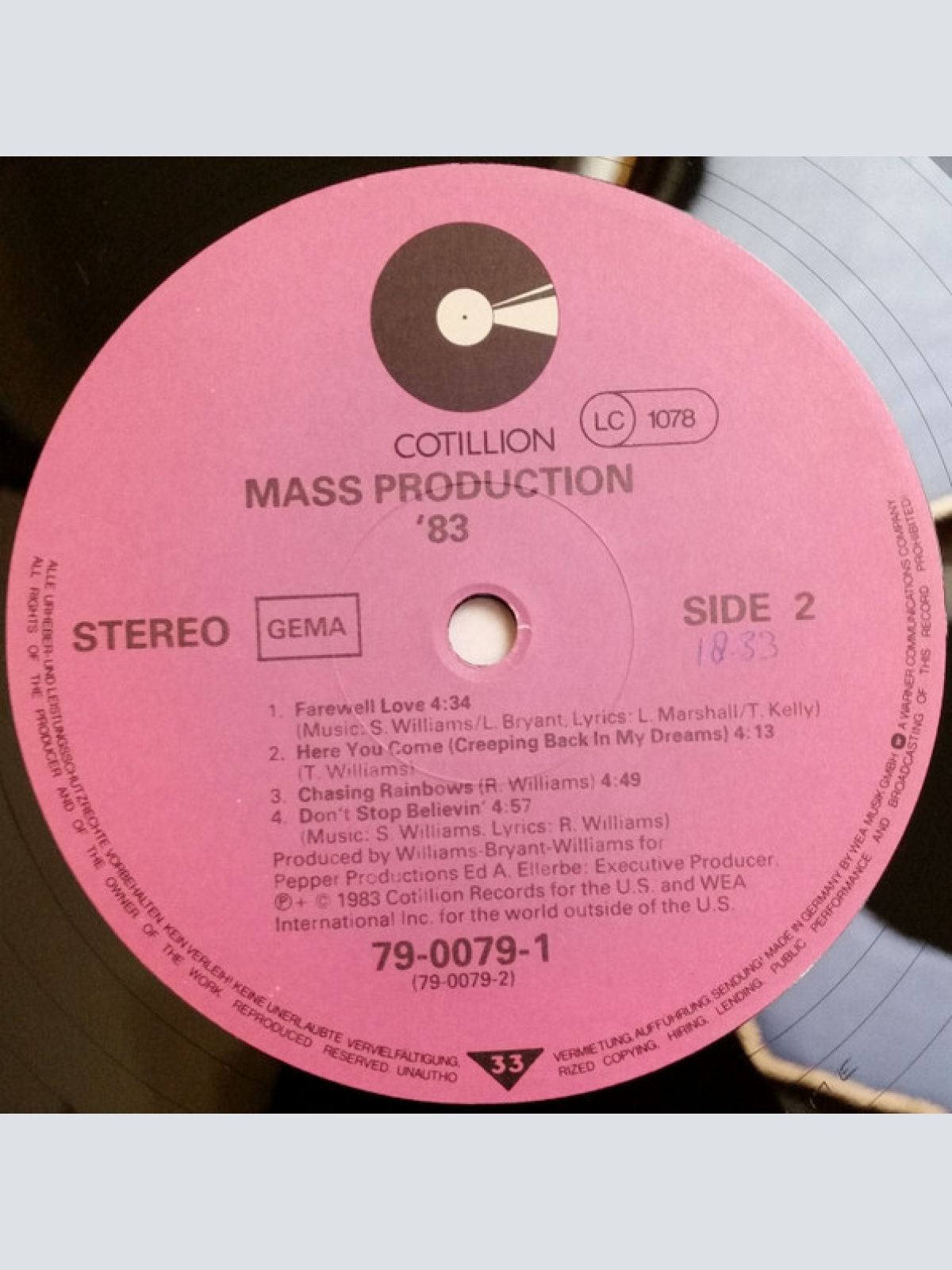 Vinyl / Mass Production - '83