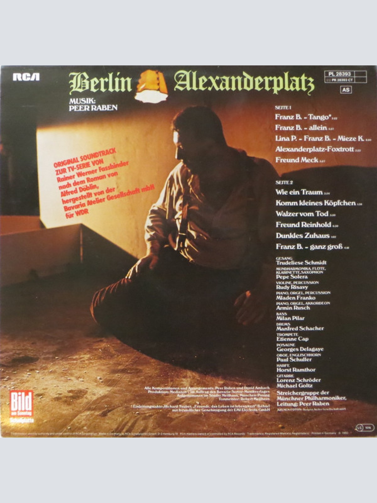 Vinyl / Peer Raben - Berlin Alexanderplatz (Original Soundtrack Zur TV-Serie Von Rainer Werner Fassbinder)