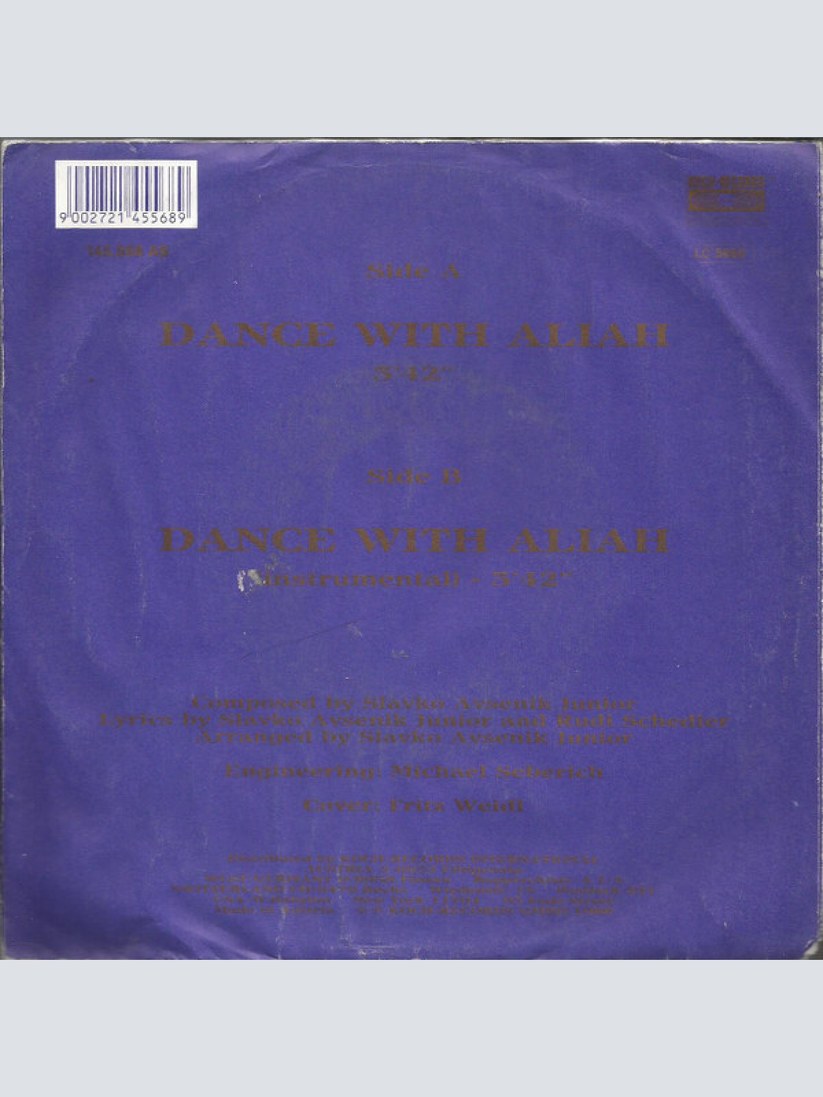 Vinyl / Rick & Chief - Dance With Aliah