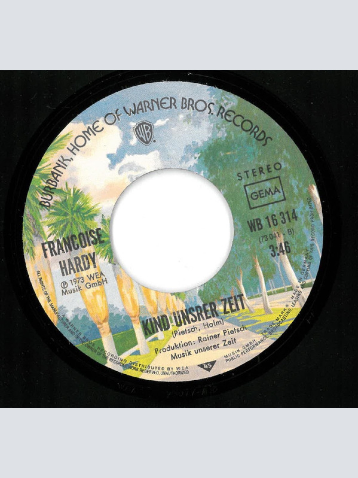 Vinyl / Françoise Hardy - Wenn Wilde Schwäne Flieh'n / Kind Unsrer Zeit