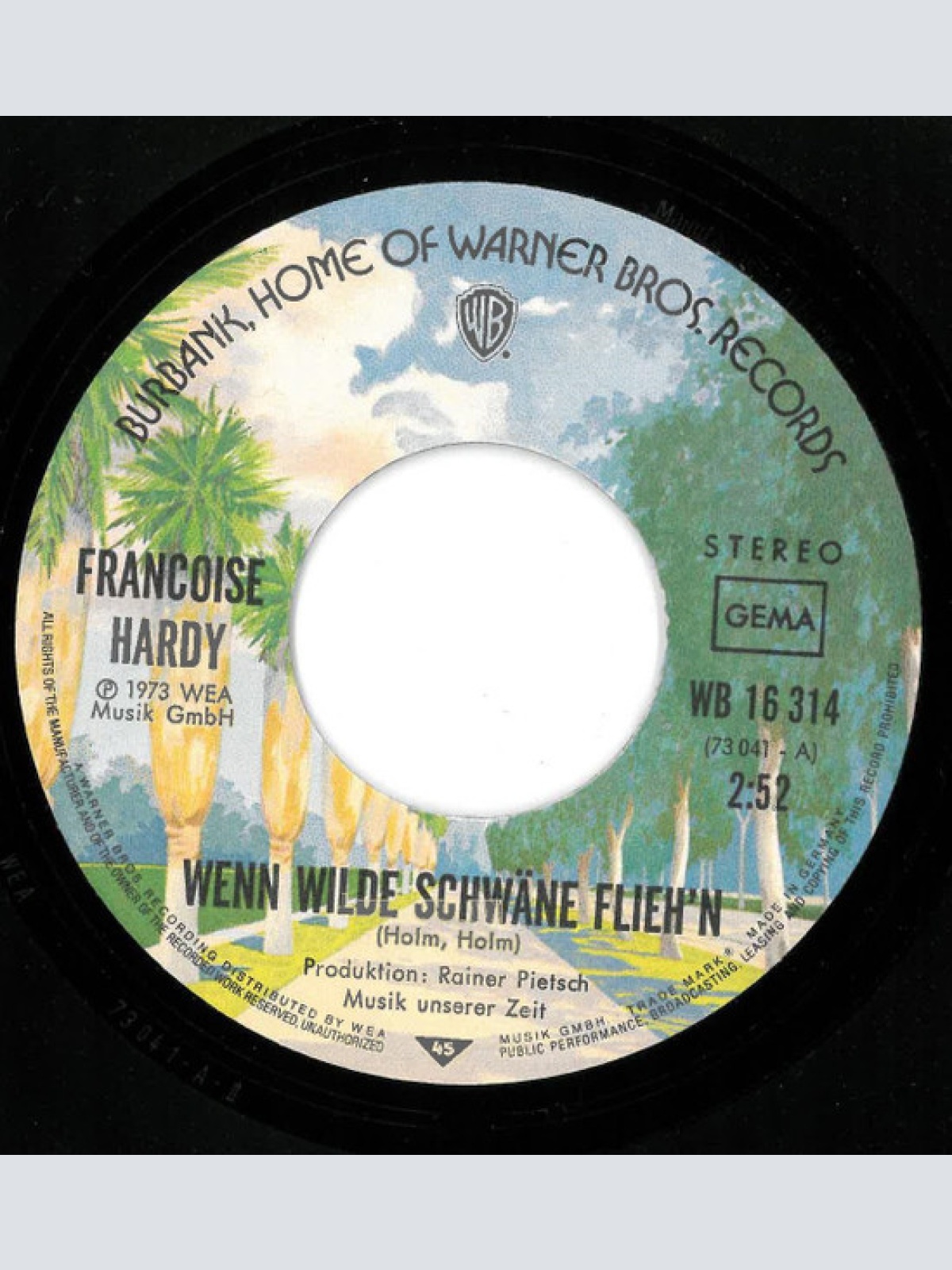 Vinyl / Françoise Hardy - Wenn Wilde Schwäne Flieh'n / Kind Unsrer Zeit