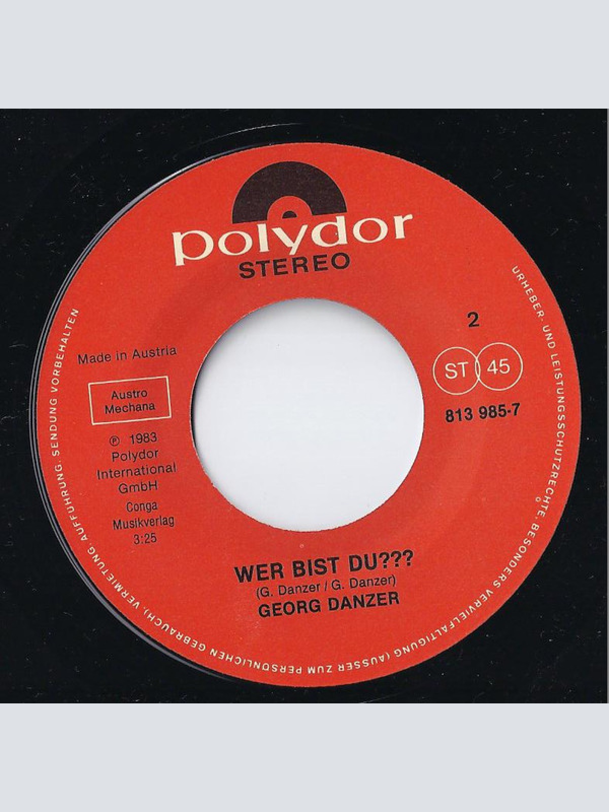 Vinyl / Georg Danzer - Zombieball