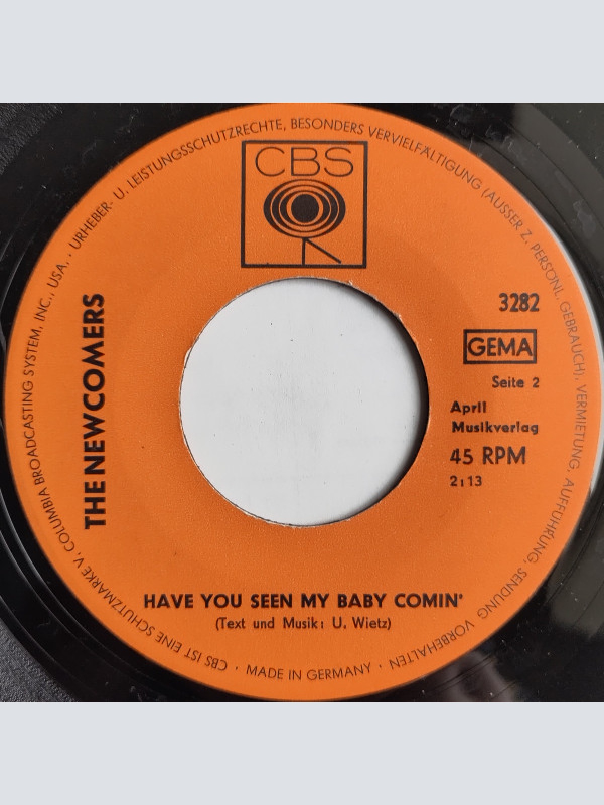 Vinyl / The Newcomers (2) - You And Me