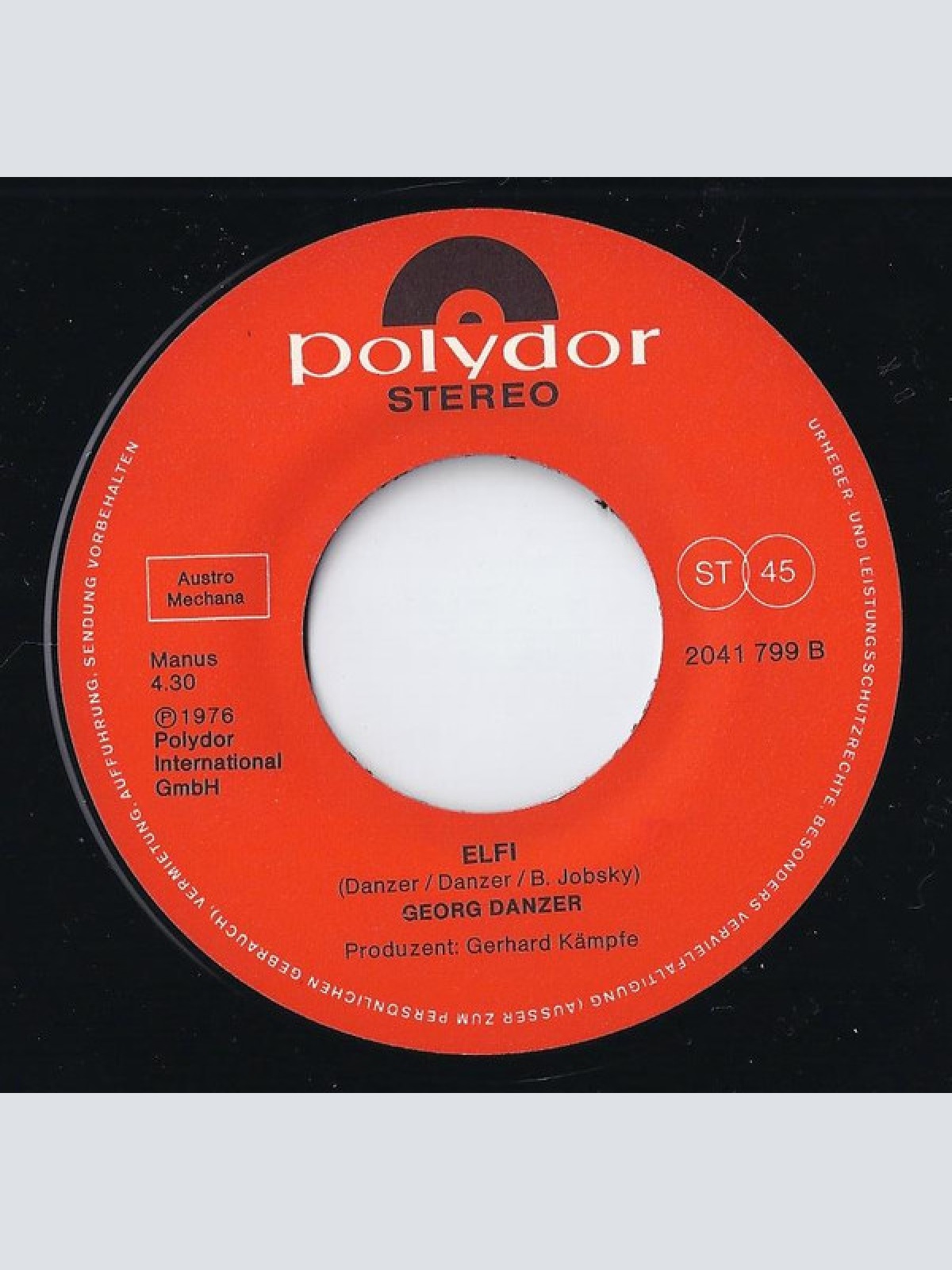 Vinyl / Georg Danzer - Auf Wos De Fraun Ollas Schaun / Elfi