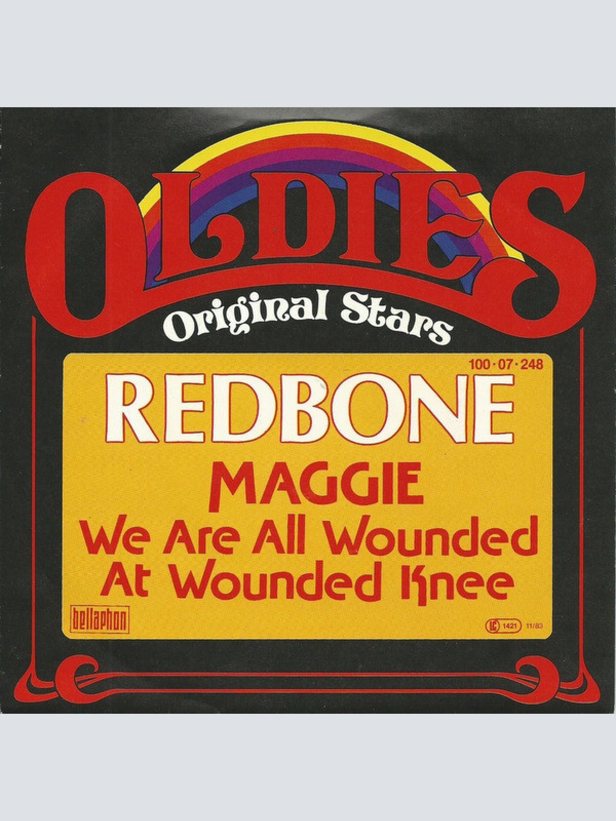 Vinyl / Redbone - Maggie / We Are All Wounded At Wounded Knee