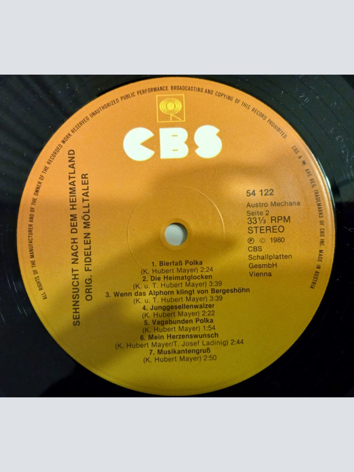 Vinyl / Orig. Fidele Mölltaler* - Sehnsucht Nach Dem Heimatland