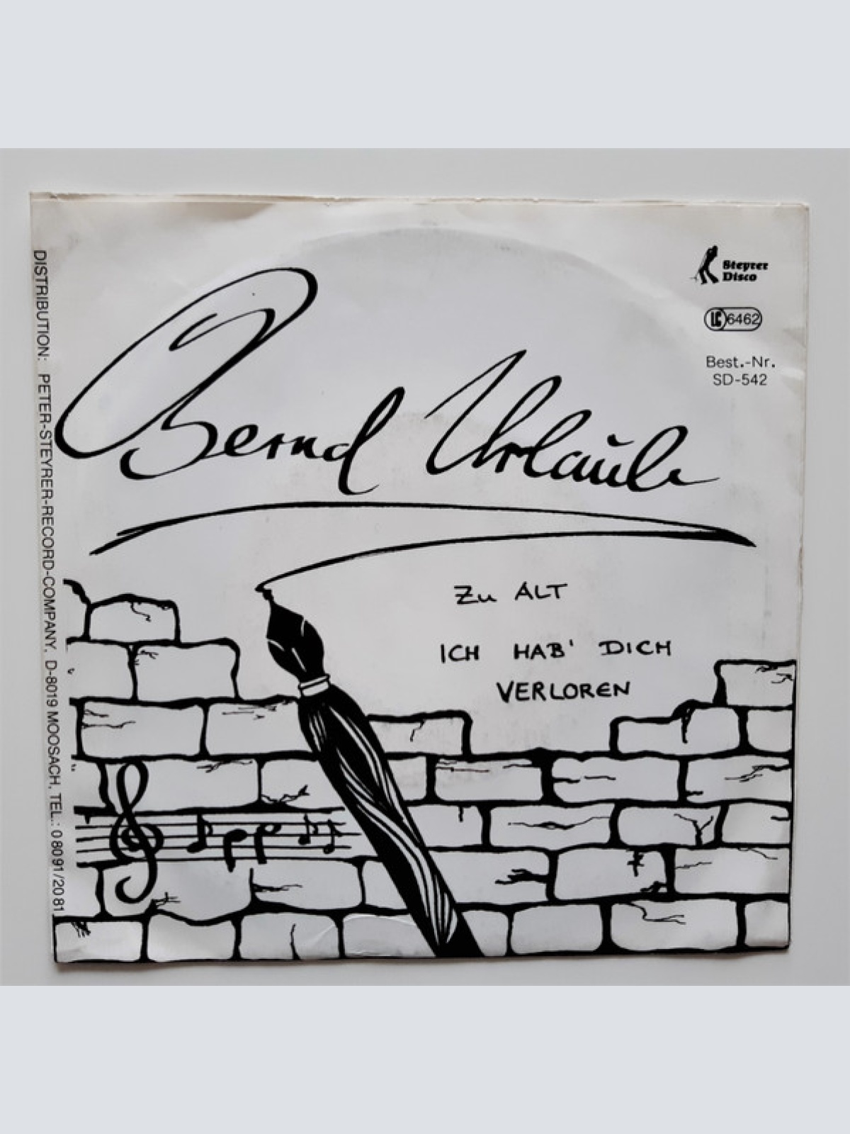 Vinyl / Bernd Urlaub - Zu Alt