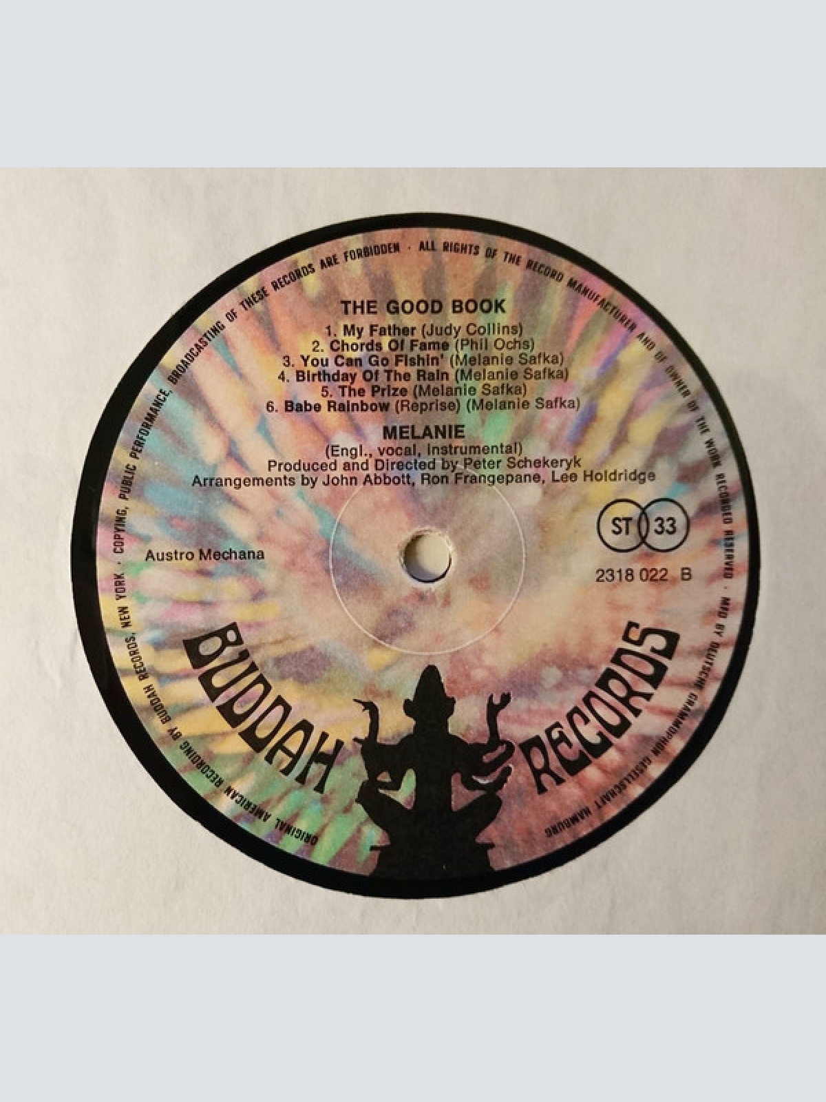 Vinyl / Melanie (2) - The Good Book