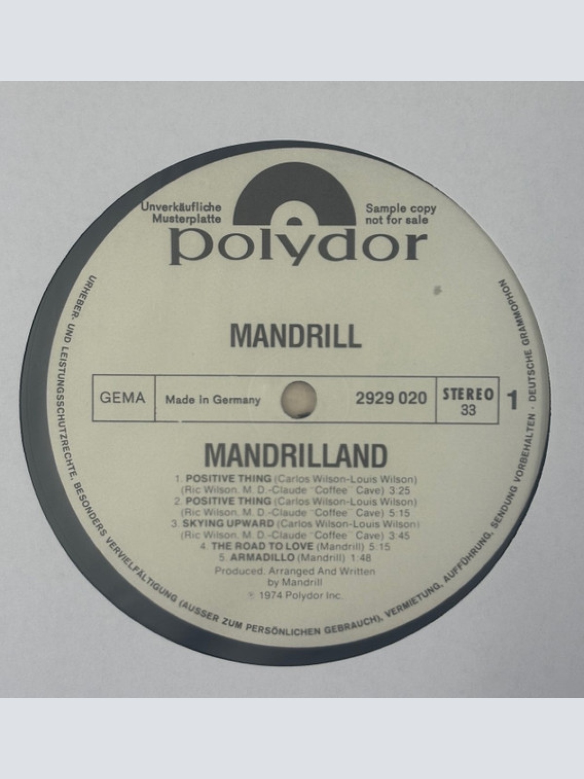 Vinyl / Mandrill - Mandrilland
