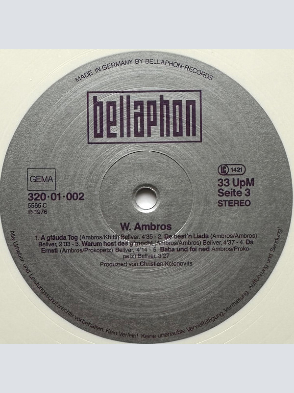 Vinyl / W. Ambros* - 1973-1983 Seine Größten Erfolge