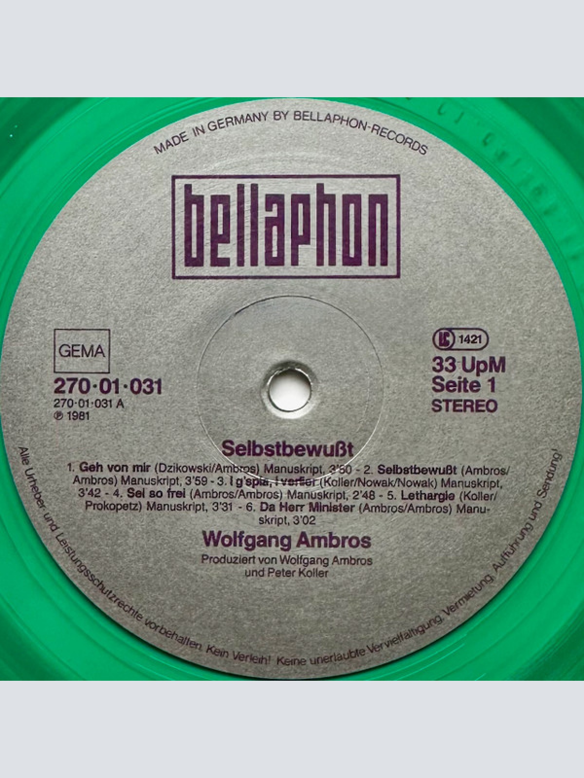 Vinyl / W. Ambros* - 1973-1983 Seine Größten Erfolge