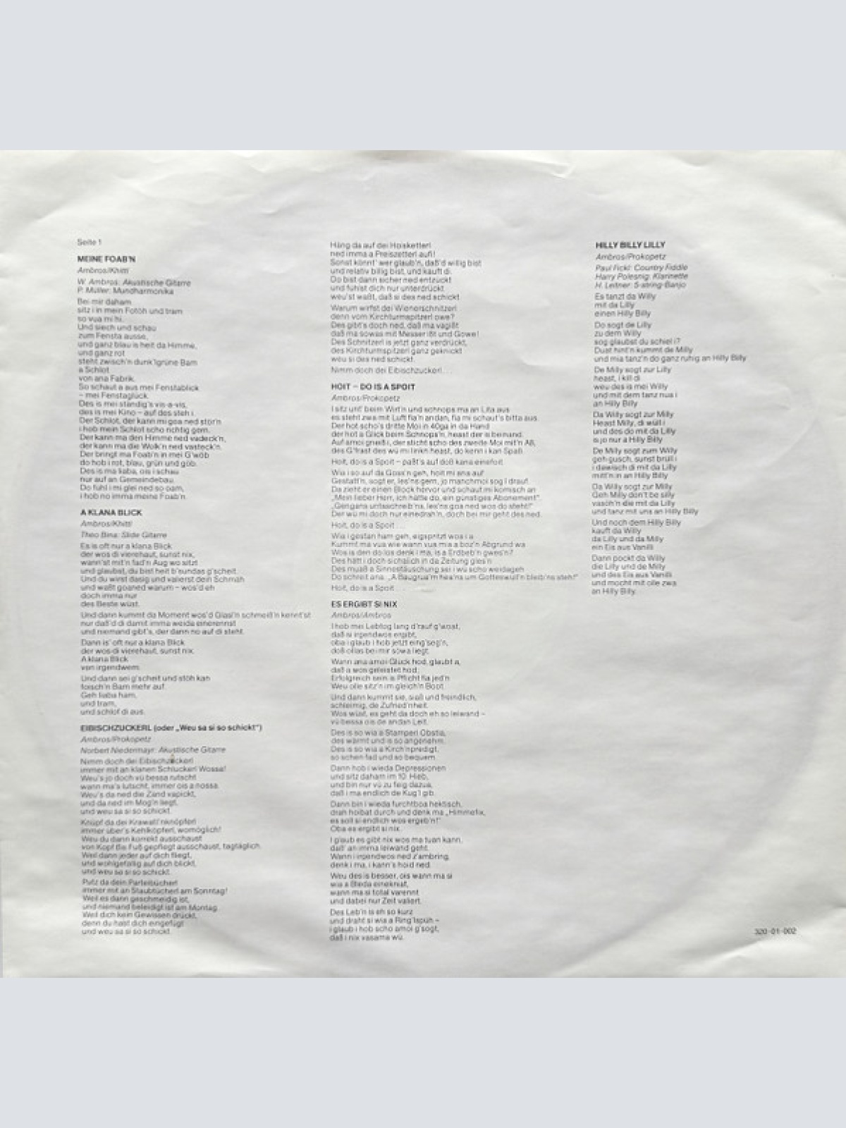 Vinyl / W. Ambros* - 1973-1983 Seine Größten Erfolge