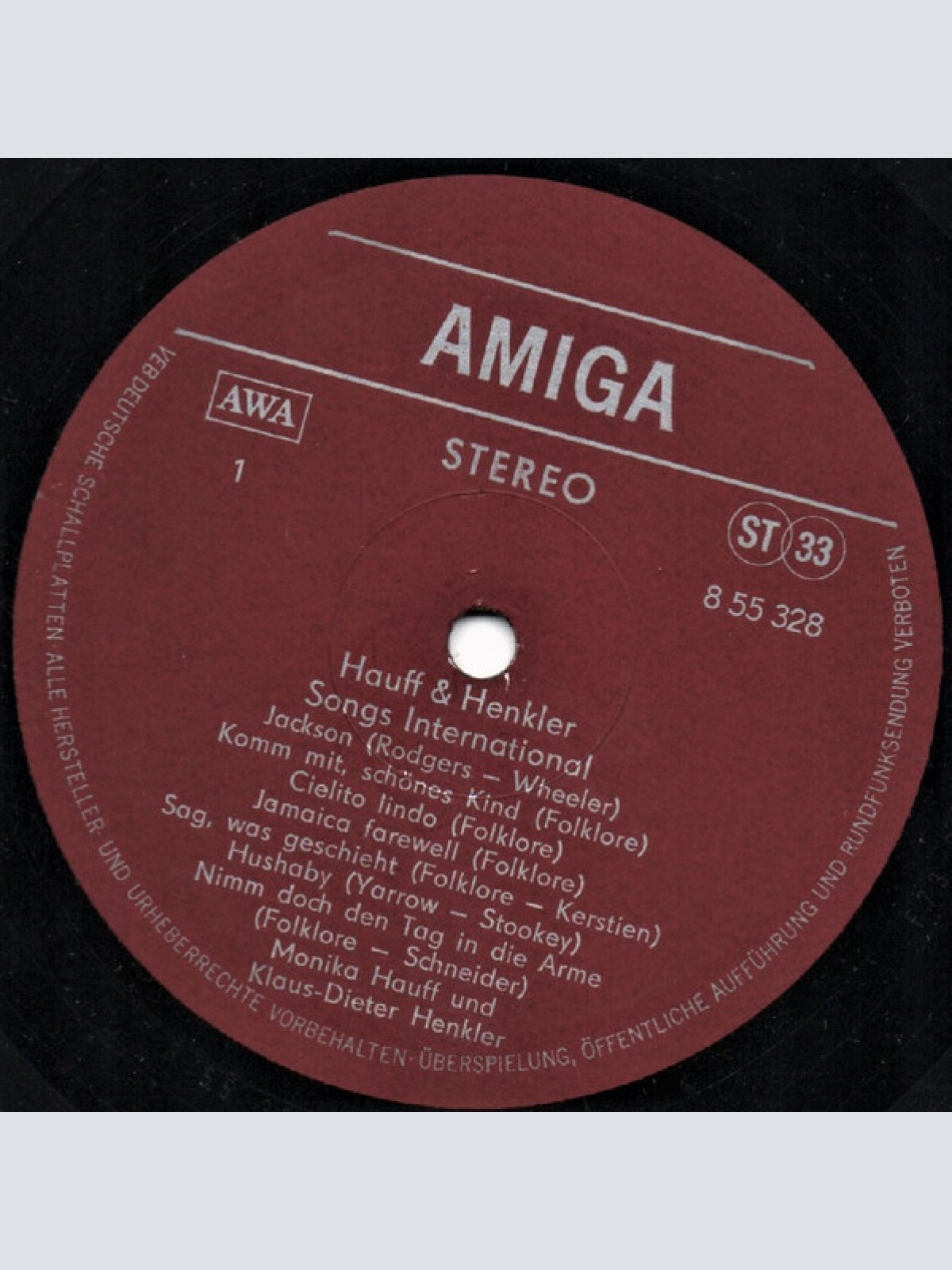 Vinyl / Hauff & Henkler* - Songs International