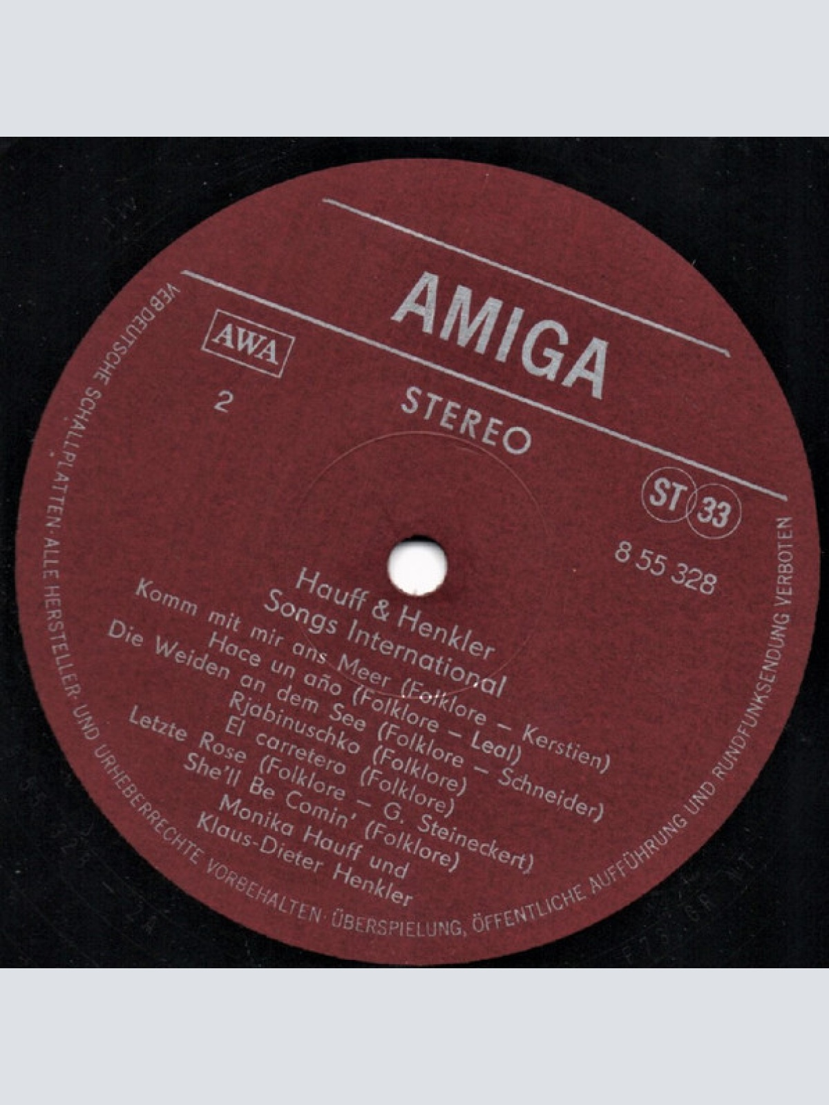 Vinyl / Hauff & Henkler* - Songs International