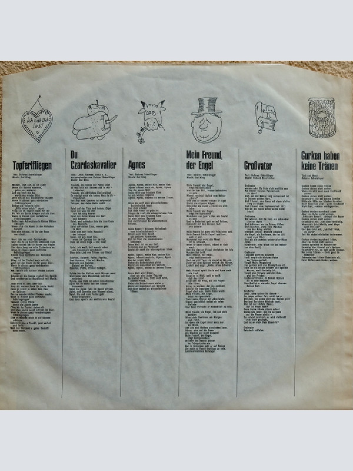 Vinyl / Dolores Schmidinger - Gurken Haben Keine Tränen