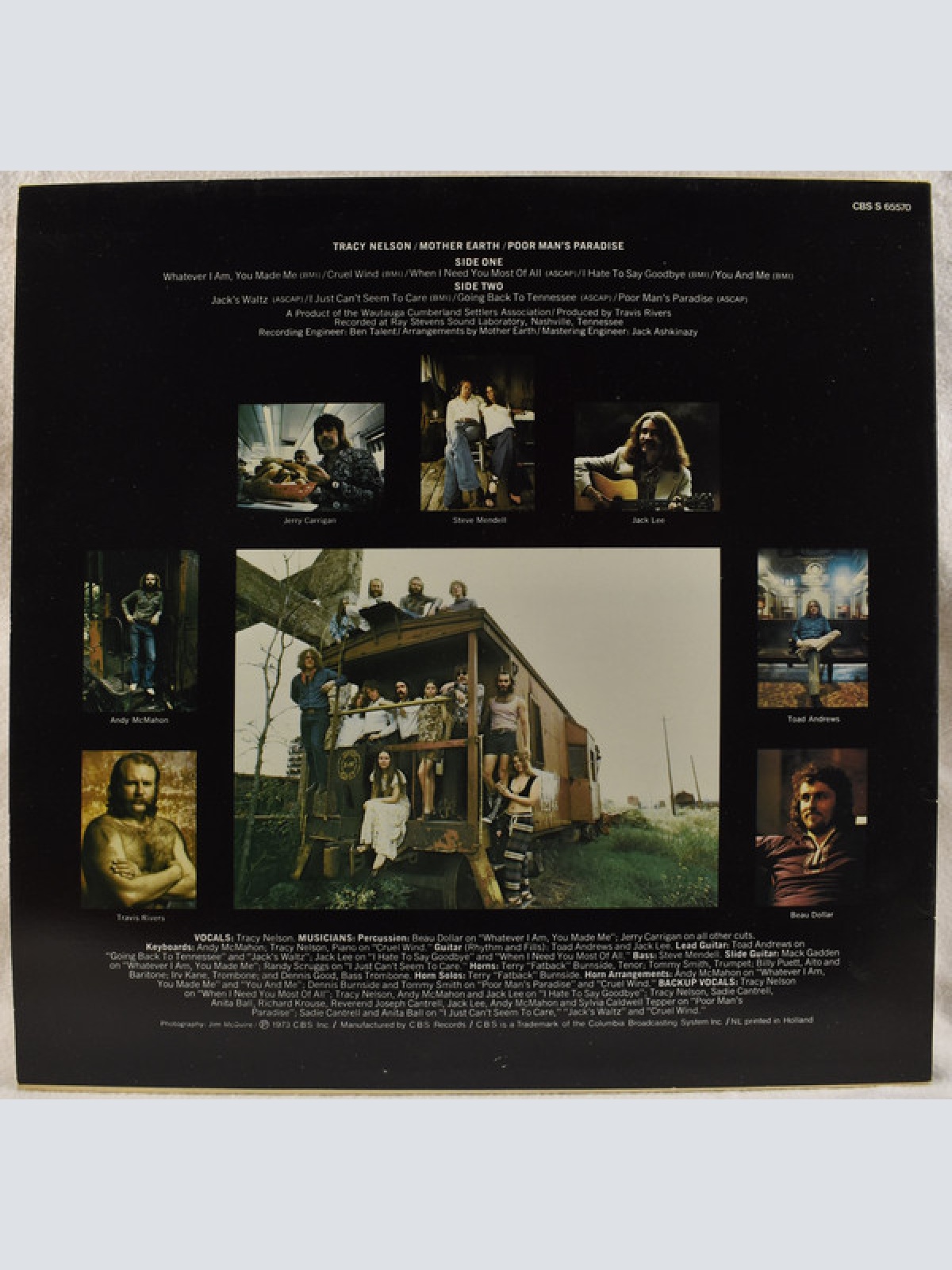 Vinyl / Tracy Nelson / Mother Earth (4) - Poor Man's Paradise