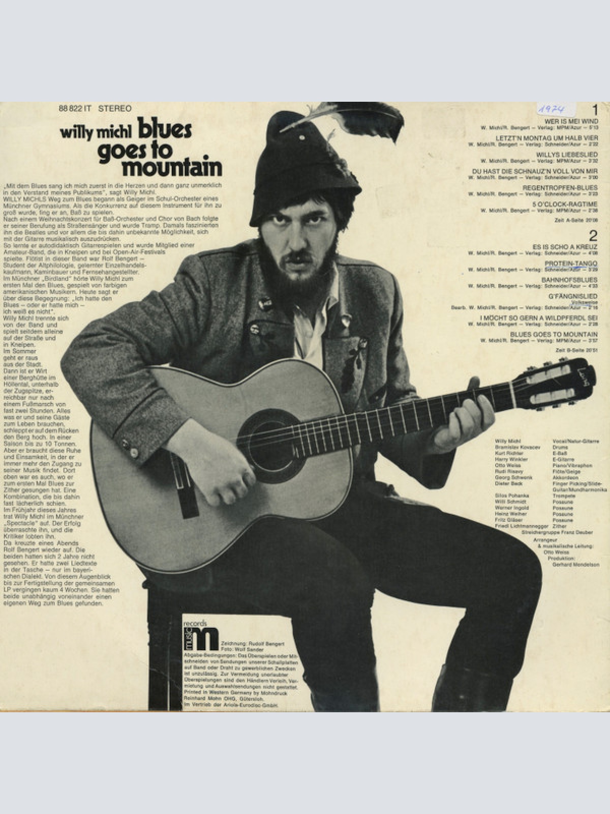 Vinyl / Willy Michl - Blues Goes To Mountain (Wer Is Mei Wind)