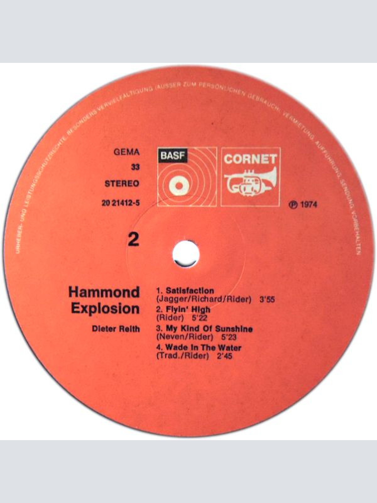 Vinyl / Dieter Reith - Hammond Explosion