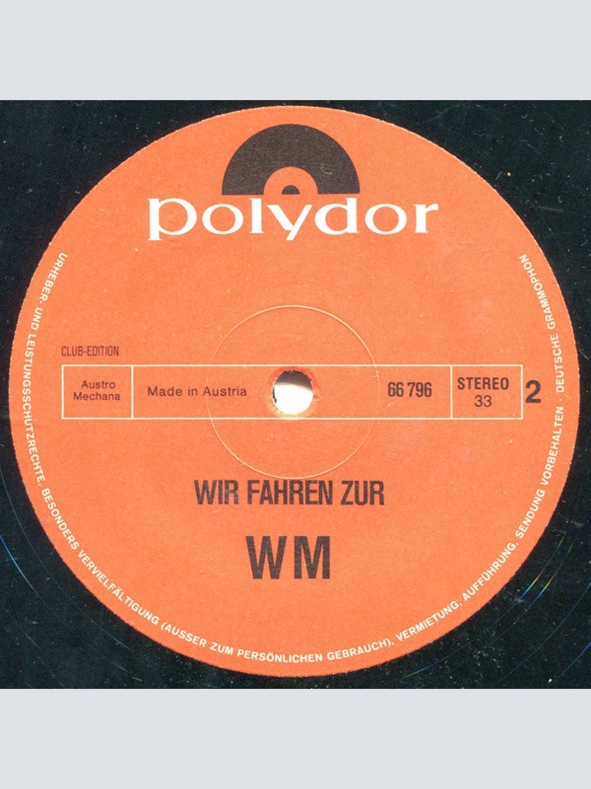 Vinyl / Various - Wir Fahren Zur WM