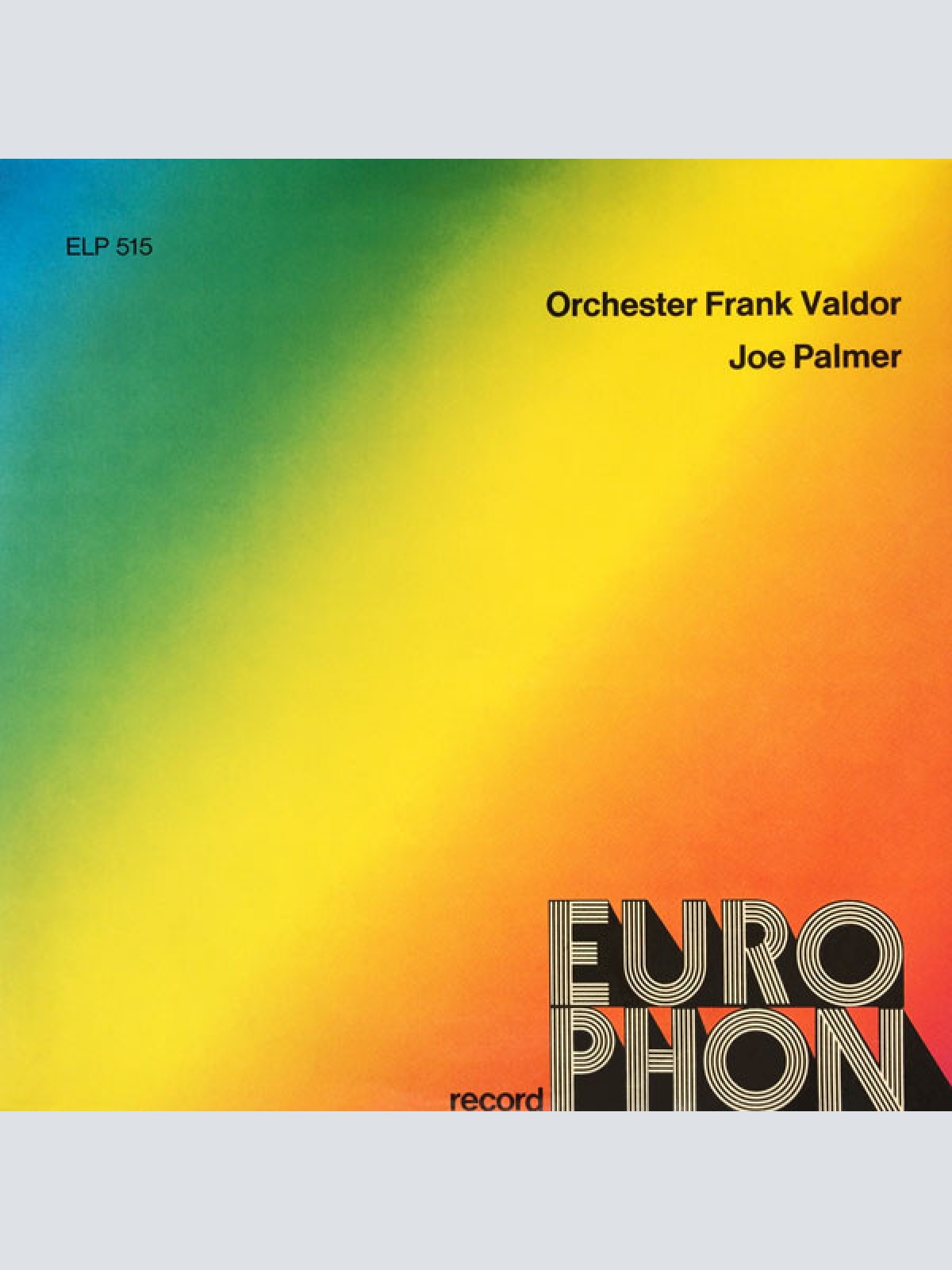 Vinyl / Orchester Frank Valdor / Joe Palmer* - Orchester Frank Valdor / Joe Palmer