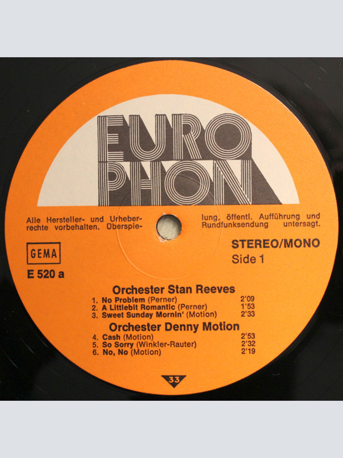 Vinyl / Orchester Stan Reeves / Denny Motion / Don Allen* / The Jay Five - Orchester Stan Reeves / Denny Motion / Don Allen / The Jay Five