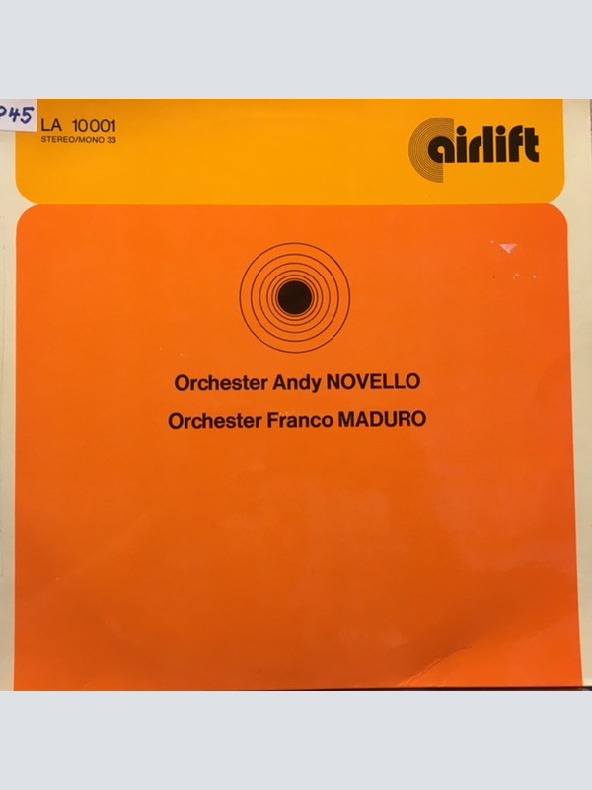 Vinyl / Orchester Andy Novello / Orchester Franco Maduro - Andy Novello - Franco Maduro