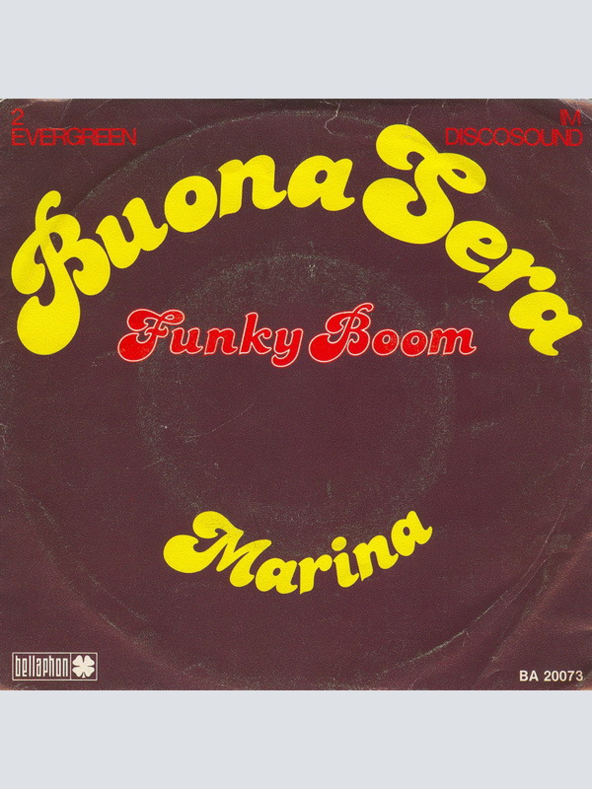 Vinyl / Funky Boom - Buona Sera / Marina