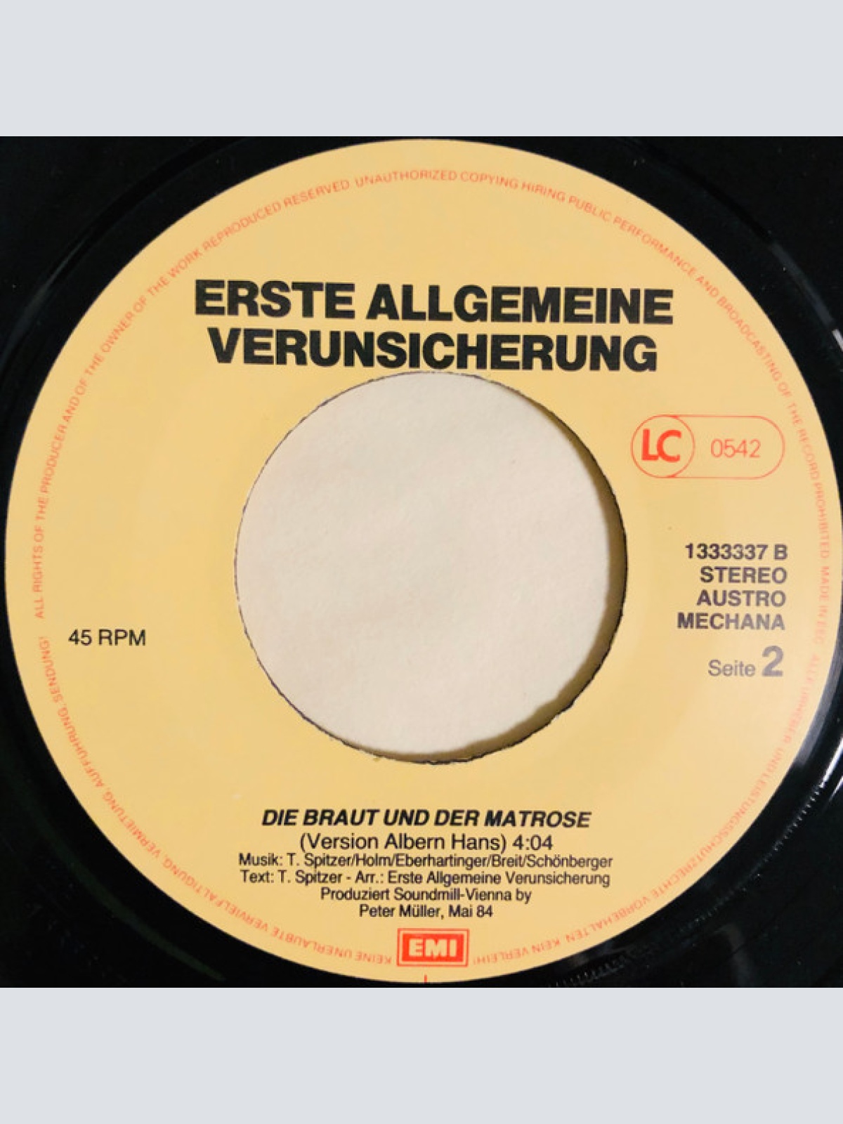 Vinyl / Erste Allgemeine Verunsicherung* - Die Braut Und Der Matrose