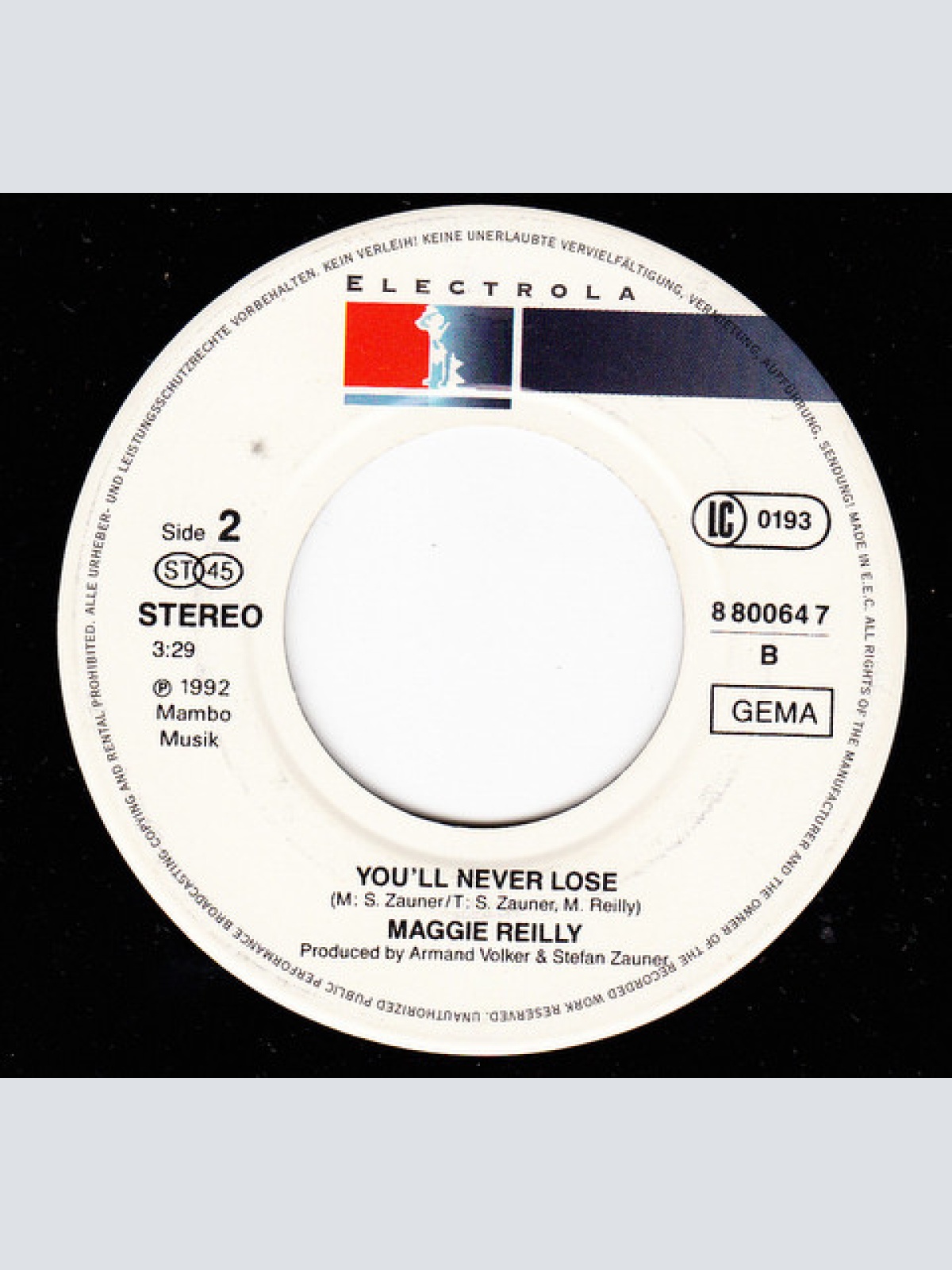 Vinyl / Maggie Reilly - Wait