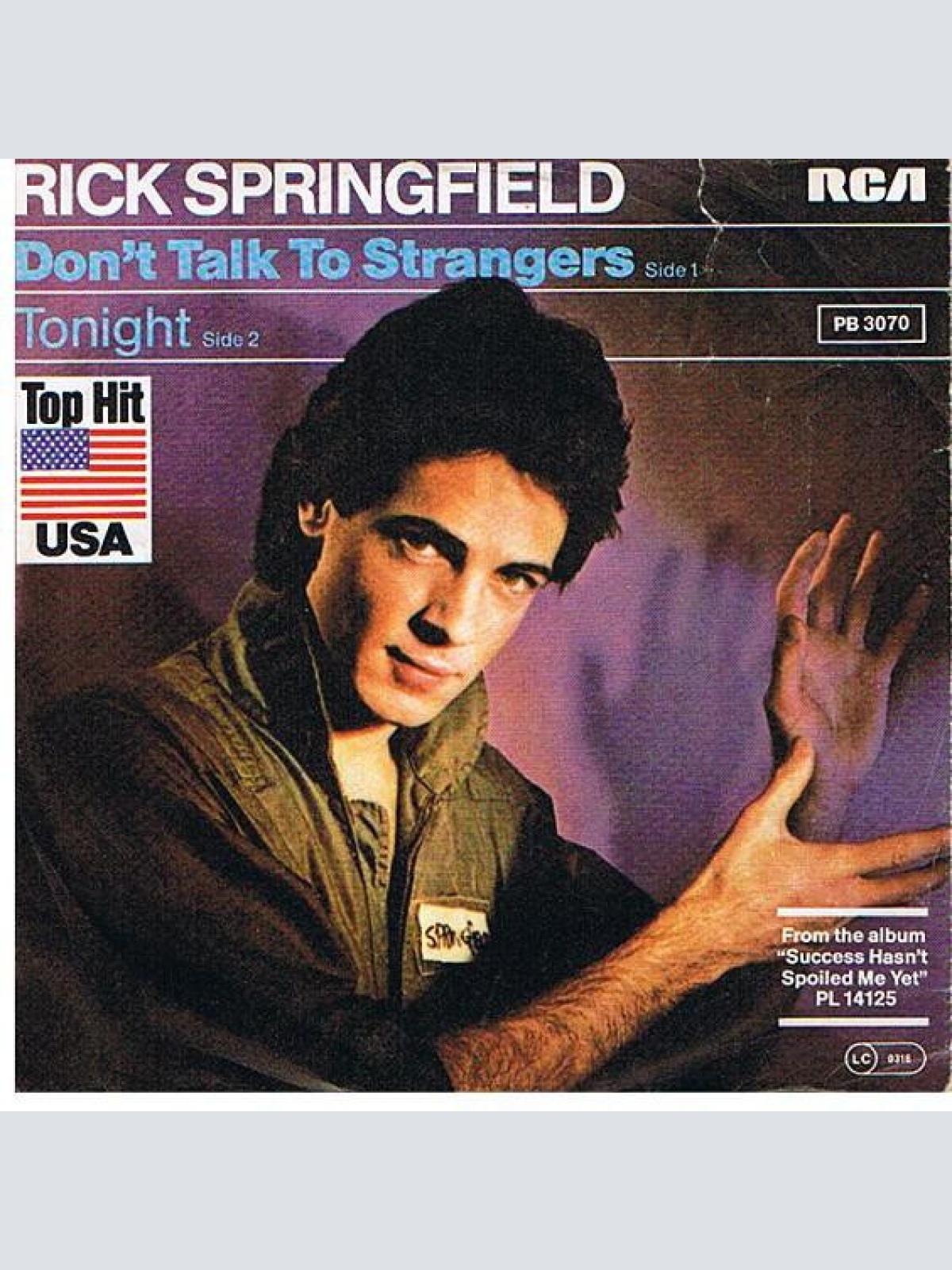 Vinyl / Rick Springfield - Don't Talk To Strangers