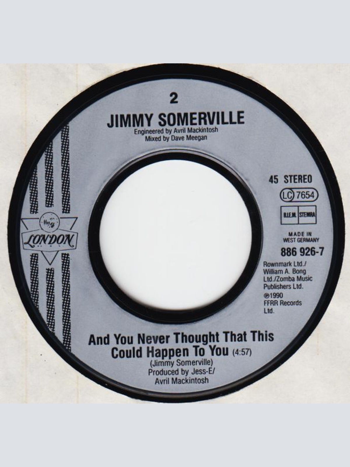 Vinyl / Jimmy Somerville - Read My Lips