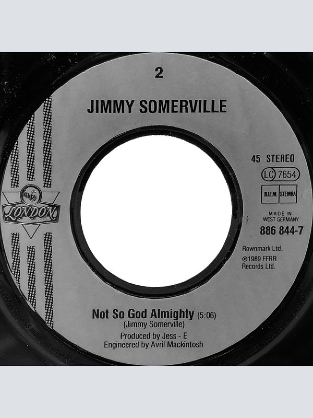 Vinyl / Jimmy Somerville - Mighty Real